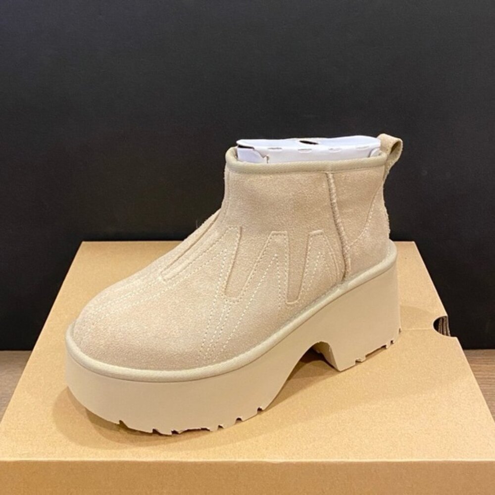 UGG Women's Ultra Mini New Heights Sunwave Ankle Boots Bootie Shoes NEW